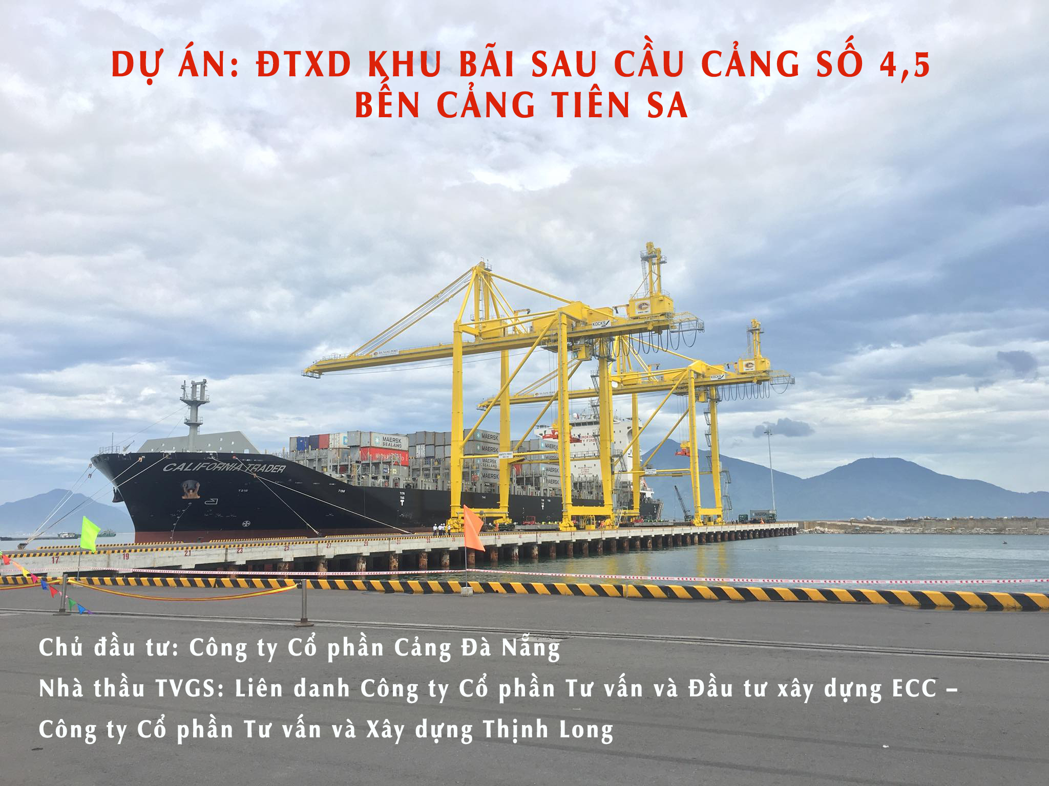 DỰ ÁN ĐẦU TƯ XÂY DỰNG KHU BÃI SAU CẦU CẢNG SỐ 4,5 BẾN CẢNG TIÊN SA